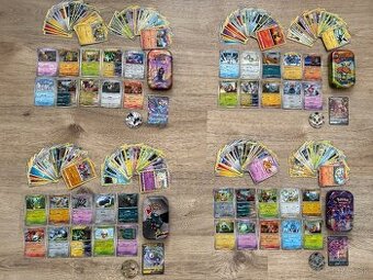 Balíčky originál pokémon kariet 51ks kariet v balíčku