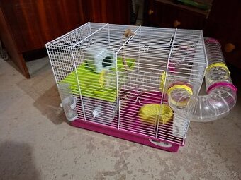 Klietka pre škrečka s výbavou