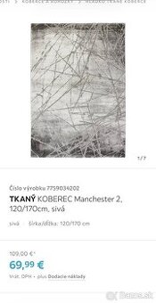 Tkaný koberec 120 x 170