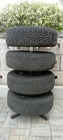 Predám zimné pneumatiky s diskami 185/60 R15_4ks