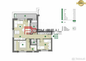 PREDAJ 3 izbového bytu v Prémiovej novostavbe Pezinok A0+ - 1