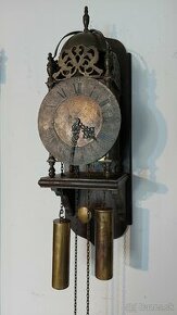 Predám funkčné lucernové hodiny Franz Hermle v renesančnom š