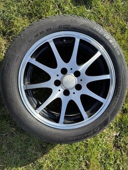 Alu disky Dezent 5x100r15 pneu 195/50r15 Škoda fabia 1