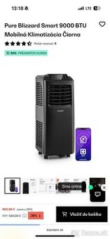 Mobilná Klimatizácia Klarstein Pure Blizzard Smart 9000 BTU
