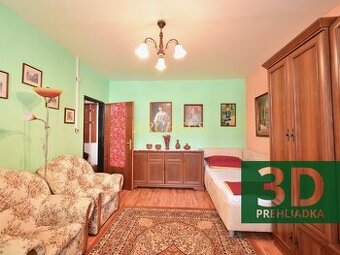 3D / EXKLUZÍVNE / 1 IZBOVÝ BYT, MOŽIARSKA, KEŽMAROK, 35m2