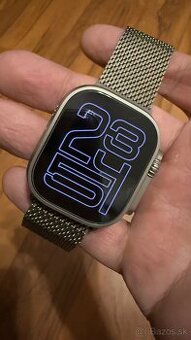 Apple Watch Ultra 2 49mm prírodný titán+ remienkom z titánu