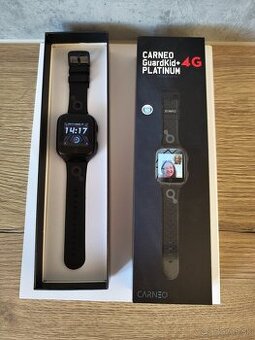 Detské smart hodinky Carneo GUARDKID+ 4G Platinum