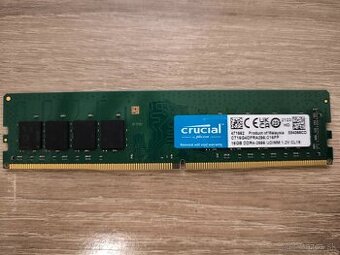 Predám pamäť Crucial 16G DDR4 - 2666 UDIMM 1.2V CL19
