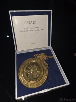 Dekoratívna medaila CHARIS – faksimile z Goethovej zbierky
