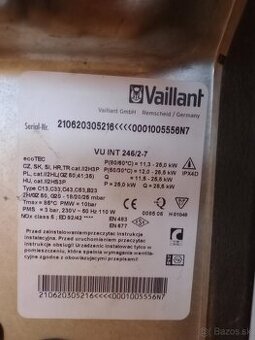 Plynový kotol  Valliant.kondeznacny - 1