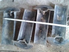 Oceľové podperné nohy