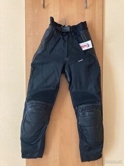 Nové kombinované (koža/látka)motonohavice Wintex