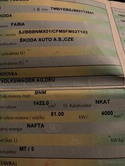Škoda fabia 2 combi Rozpredám