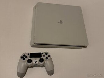Playstation 4 slim 500gb biela -funkčná prepastovaná