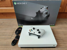 XBOX ONE X 1TB - biely - Robot White Special Edition +2 hry - 1