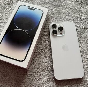 iPhone 14 Pro Max, Silver / Biely