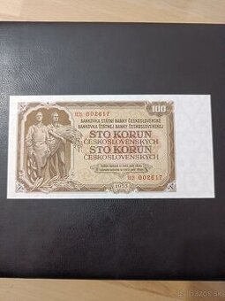 Bankovka 100Kčs 1953