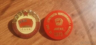 Odznaky SZM Socializmus.CSSR.