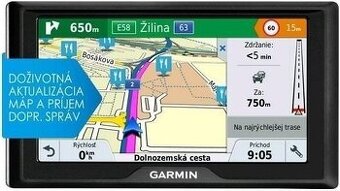 Navigácia GPS GARMIN NUVI 66 s mapou pre rok 2025.