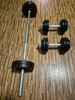 Jednoručky Lifefit + činka Lifefit