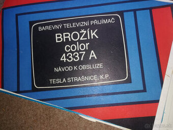 návod k TV Brožík color - 1