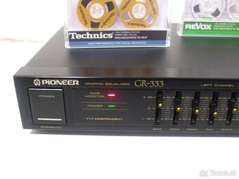 TOP stav 2x7 pasmovy equalizer PIONEER GR-333 = vyroba Japan