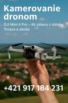 📸 Kamerovanie dronom DJI Mini 4 Pro – 4K zábery z výšky