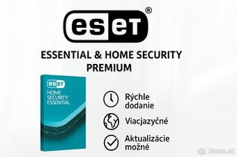 [✅HNEĎ] ESET ESSENTIAL & HOME SECURITY PREMIUM [1/2/3 ročná]