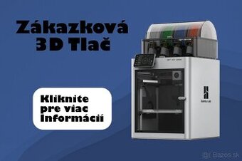 Zákazková 3D tlač so skenovaním a návrhom