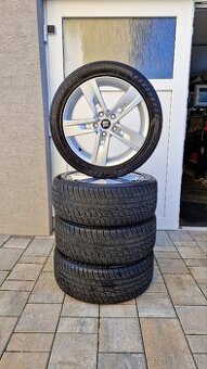 Alu disky 7jx17 5x112 + zimne pneu