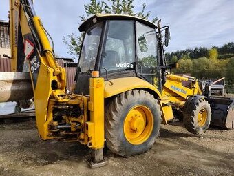 Vymením traktor bager komatsu wb93s za bager pásový otočný
