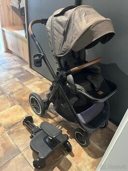 Kočiar Kinderkraft vanička+športová časť