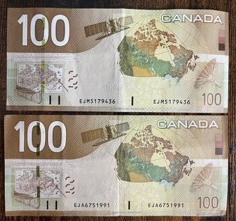 100 CAD babkovky