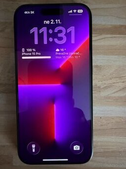 iPhone 15 pro 128 GB modrý titan