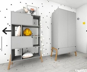 Lotta kolekcia detského nábytku-Šedá farba