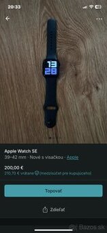 Predám Apple watch SE
