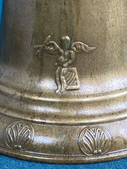 Veľký mosadzný zvonec ku dverám - 1