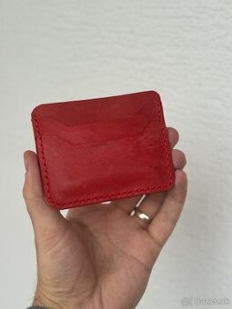Handmade Cardholder/ mini peňaženka z pravej talianskej kože
