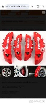 Krytky brzdových strmeňov Brembo