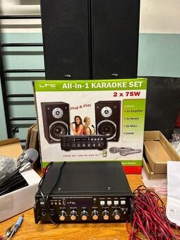 LTC Audio All-in-1 Karaoke Set (2×75W) – NOVÝ KOMPLET