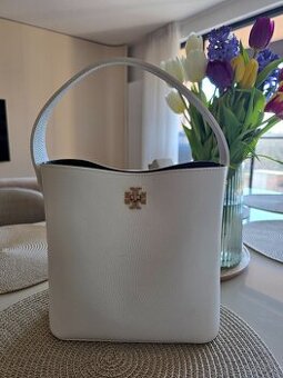 Biela kožená kabelka