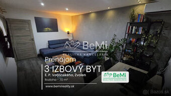 REZERVOANÝ 3-izbový byt vo Zvolene – Tepličky s loggiou a pi