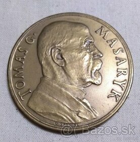 Medaila k narodeninám T.G.Masaryka 1935 - 50mm