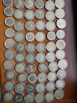 Mince 2eurove a 1eurove