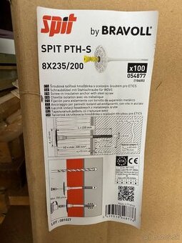 Fasádne kotvy Bravoll PTH-S 8x235 mm