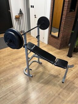 Bench Lavička a činka 80kg