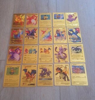 Zlaté Pokemon karty