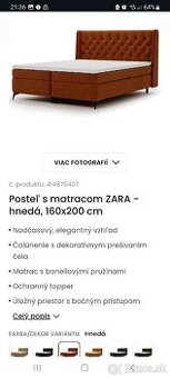 Predám novú manželskú postel - 1