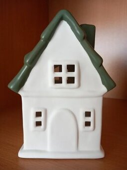 Keramický Led domček 16,5x12x8 cm