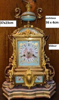 Starožitné, staré hodiny krbove, rôzne